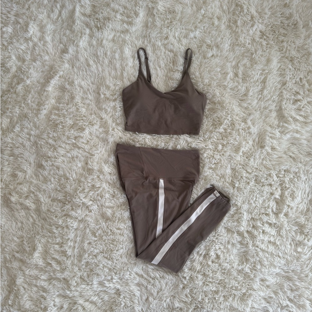 Athleta brown set